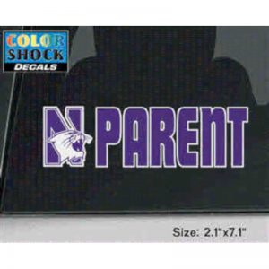Northwestern University Parent Design Outside Application Decal