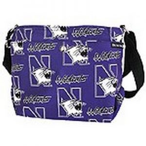 Northwestern University Wildcats Purse With All Over Design