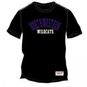 Northwestern Wildcats Colosseum Men's Sewn on Tee Shirt