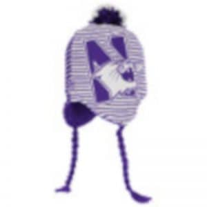 Northwestern Wildcats Adult Tassel Knit Cap