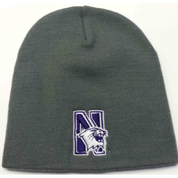 Northwestern Wildcats Adult Knit Cap with Pom