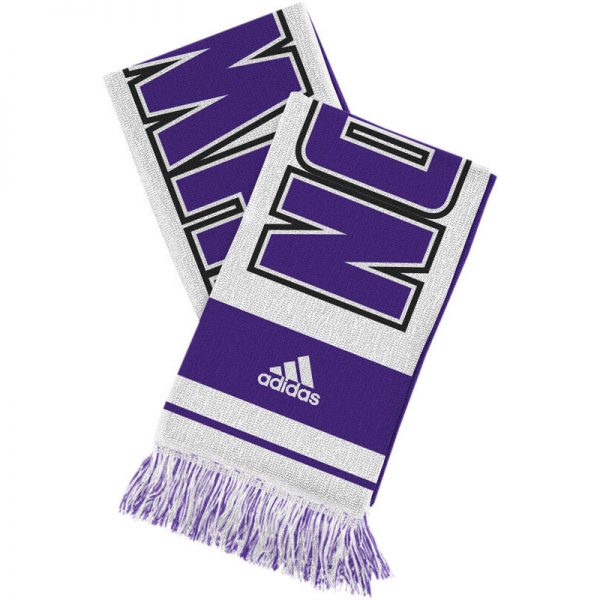Northwestern Wildcats Adult Reversible Knit Scarf