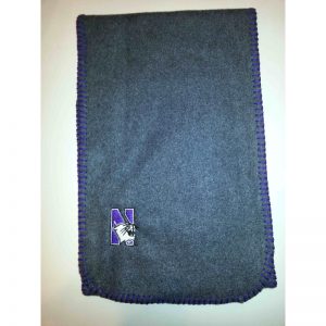 Northwestern Wildcats Adult Polarfleece Scarf
