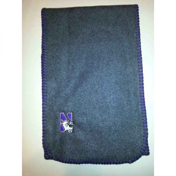 Northwestern Wildcats Adult Polarfleece Scarf