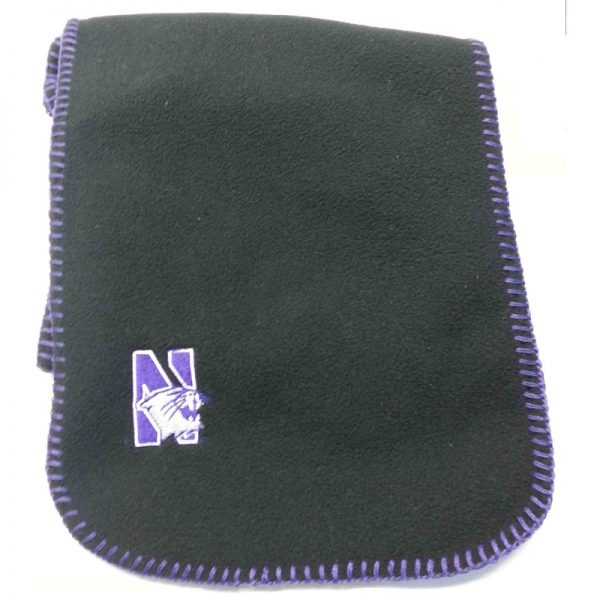 Northwestern Wildcats Adult Polarfleece Scarf