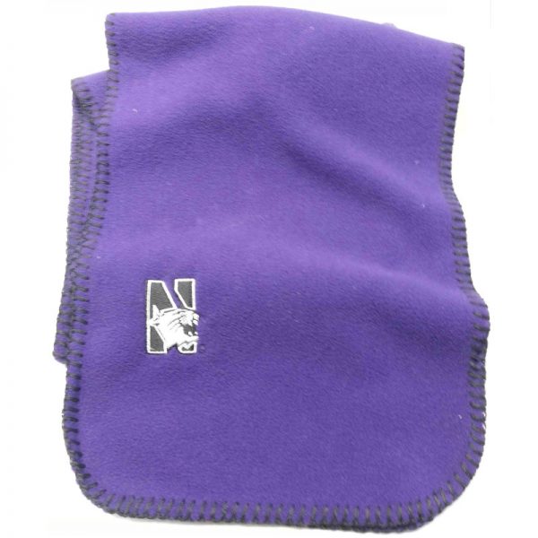 Northwestern Wildcats Adult Polarfleece Scarf