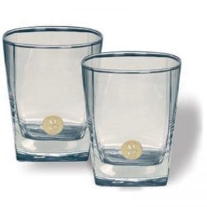 Northwestern Wildcats Mascot Design Gold Medallion Sterling Glasses