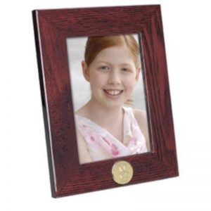 Northwestern Wildcats Mascot Design Gold Medallion Picture Frame