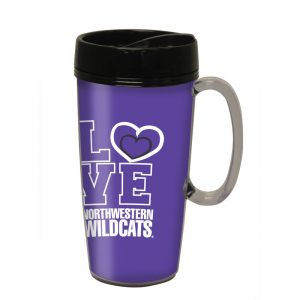 Northwestern Wildcats Love Northwestern Travel Mug 