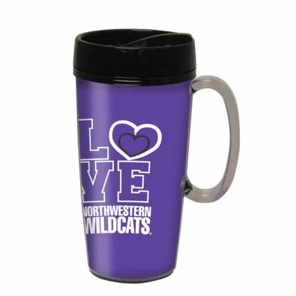 Northwestern Wildcats Love Northwestern Travel Mug