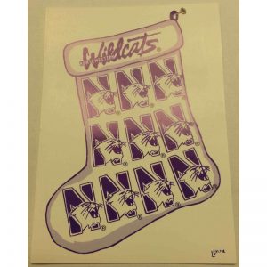 Northwestern Wildcats "Happy Holidays" Notecards with Envelopes   
