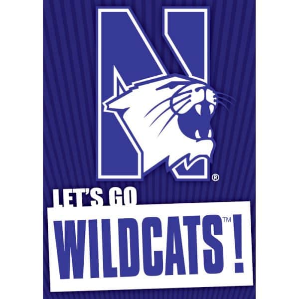 Northwestern Wildcats Musical Card