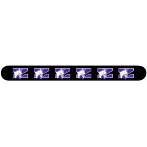Northwestern Wildcats Black Nail File with N-Cat Design