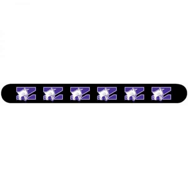 Northwestern Wildcats Black Nail File with N-Cat Design