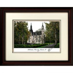 Northwestern University Alma Mater Framed Lithograph - Musuem Quality 