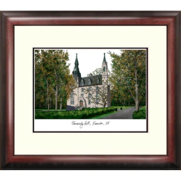 Northwestern University Alumnus Framed Lithograph - Bookstore Quality