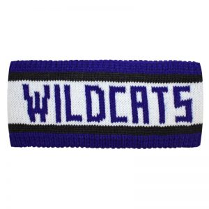 Northwestern Wildcats Knit Headband with Wildcats woven in