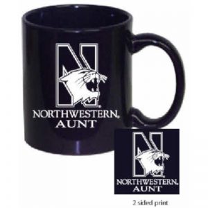 Northwestern University Wildcats 11 oz. Purple Ceramic Coffee Mug with Aunt Design