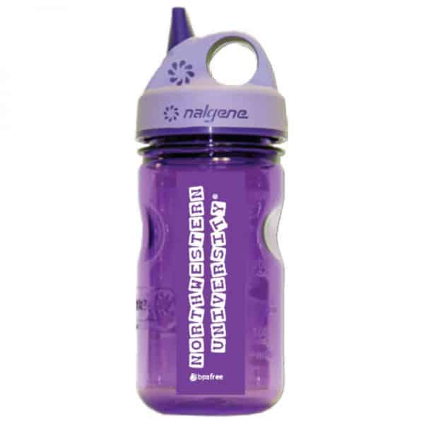 Northwestern University Wildcats 12 oz. Purple Grip'n Gulp Tritan Nalgene Bottle
