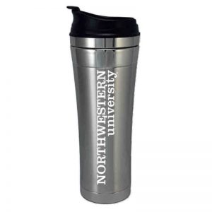 Northwestern Wildcats 14 oz. Laguna Esquire Stainless Steel Travel Mug with "Northwestern University" Design                                                                                                                                   