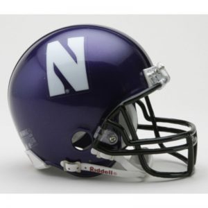 Northwestern Wildcats Mini Replica Helmet