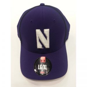 Northwestern Wildcats Under Armour Purple Flex-Fit Hat with Stylized N Design