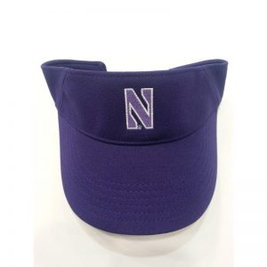 Northwestern Wildcats Under Armour Purple Visor with Stylized N Design