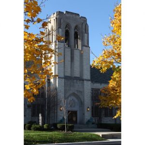 Northwestern Wildcats Postcard Levere Memorial Temple NU0015