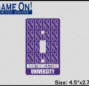 Northwestern University Light Switch Cover