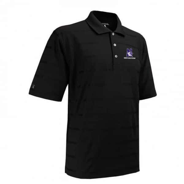 Northwestern Widcats Antigua Men's Polo Shirt   Tone 100054