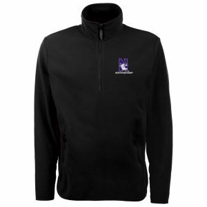 Northwestern Widcats Antigua Men's Black Jacket  Ice Pullover 100604