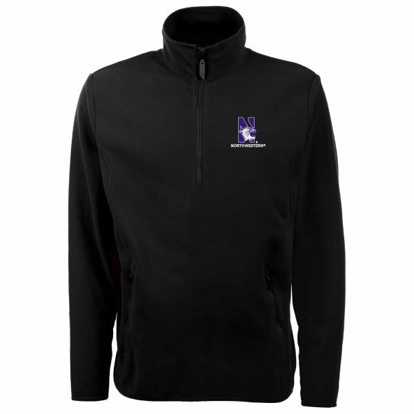 Northwestern Widcats Antigua Men's Black Jacket  Ice Pullover 100604