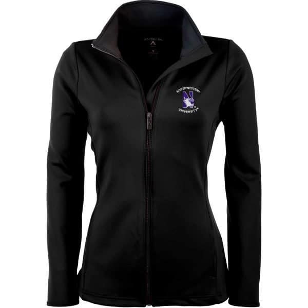 Northwestern Widcats Antigua  Women's Black Jacket   Women's Leader 100696