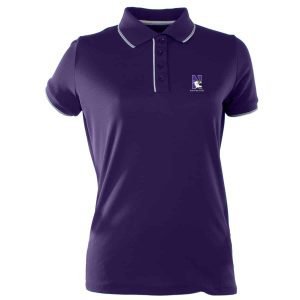Northwestern Widcats Antigua  Women's Purple Polo Shirt        Women's Elite 100549