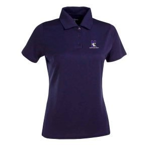 Northwestern Widcats Antigua  Women's Purple Polo Shirt        Women's Exceed 100222