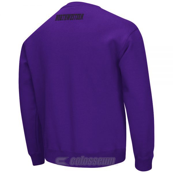 Northwestern Wildcats Colosseum Men's Purple Automatic Crewneck