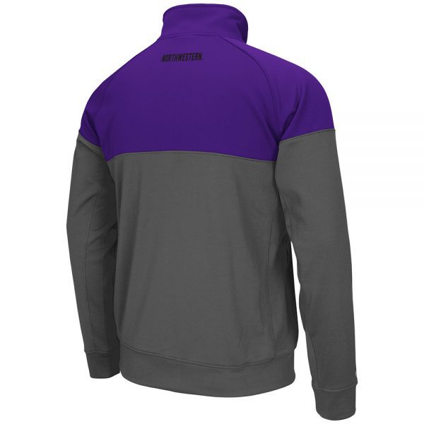 Northwestern Wildcats Colosseum Men's Purple / Charcoal Charge Jacket