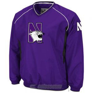 Northwestern Wildcats Colosseum Men's Purple Pitch Pullover Jacket