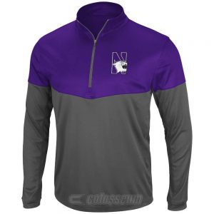 Northwestern Wildcats Colosseum Men's Hornet 1/4-Zip Light weight Jacket