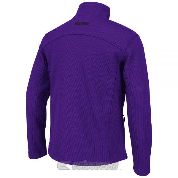 Northwestern Wildcats Colosseum Men's Purple Plow II 1/4-Zip  Jacket