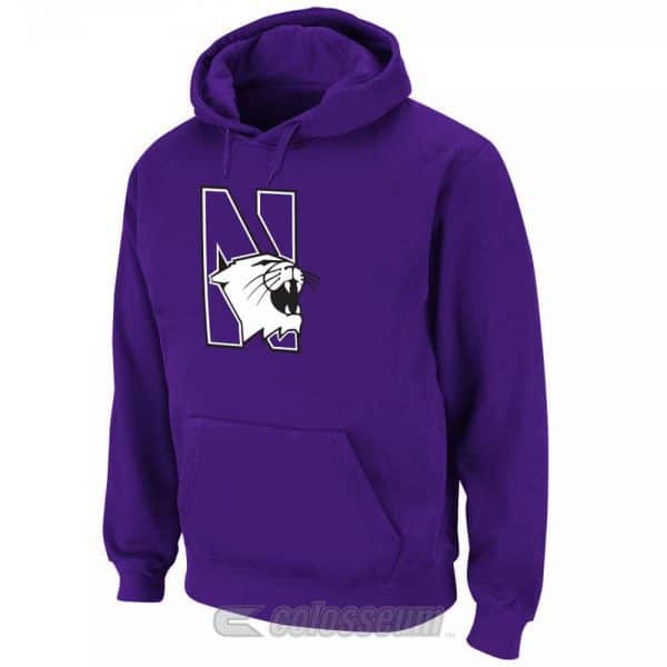 Northwestern Wildcats Colosseum Men's Huddle Fleece Hoodie