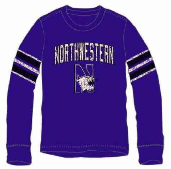 Northwestern Wildcats Colosseum Long Sleeve Tee Shirt