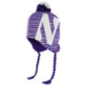 Northwestern Wildcats Adult Tassel Knit Cap
