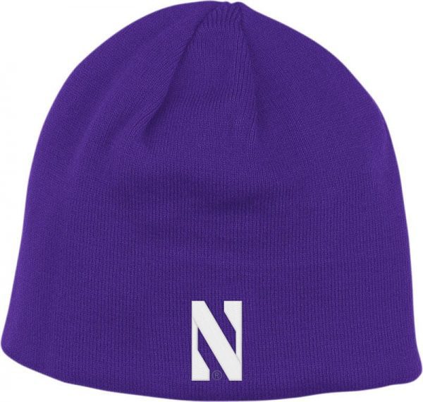 Northwestern Wildcats Adult Knit Cap with Pom