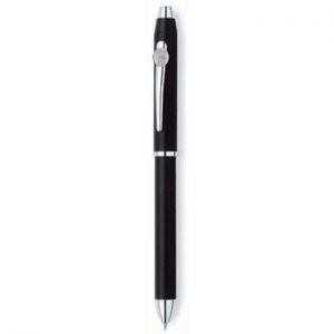 Northwestern Wildcats Mascot Design Silver Medallion Cross "Tech 3" All in One Pen/Pencil
Multi-Function Satin Black with Polished Chrome 