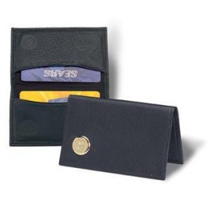 Northwestern Wildcats Mascot Design Gold Medallion Credit Card Wallet