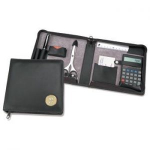 Northwestern Wildcats Mascot Design Gold Medallion Office Accessory Set