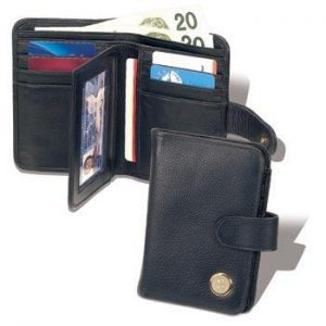 Northwestern Wildcats Mascot Design Gold Medallion Ladies Wallet