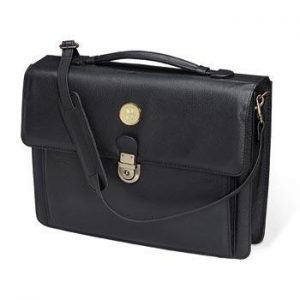 Northwestern Wildcats Mascot Design Gold Medallion Legal Size Briefcase