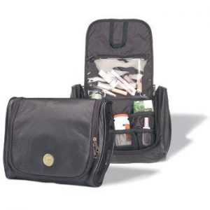 Northwestern Wildcats Mascot Design Gold Medallion Toiletry Bag